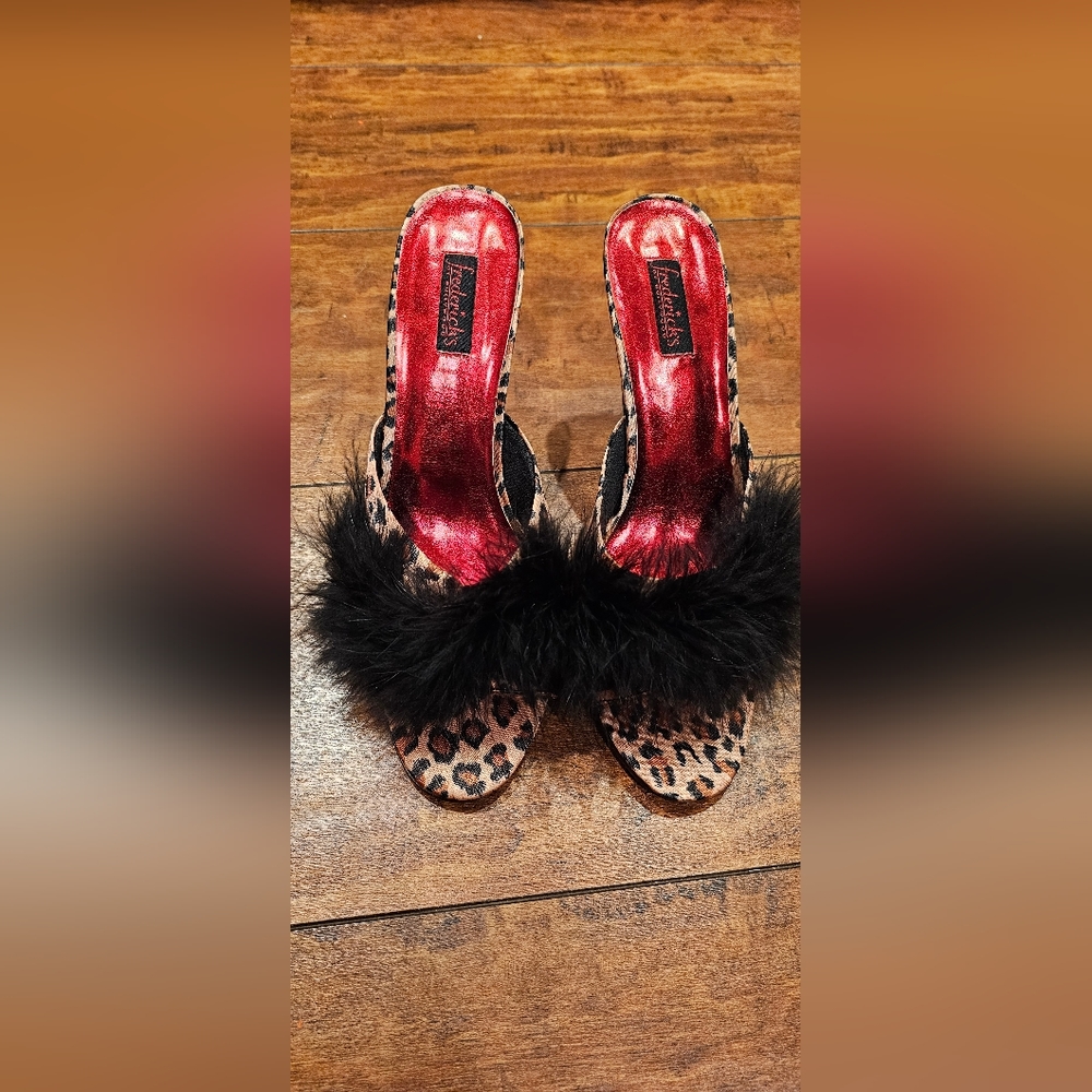 Frederick's of Hollywood Cheetah heels